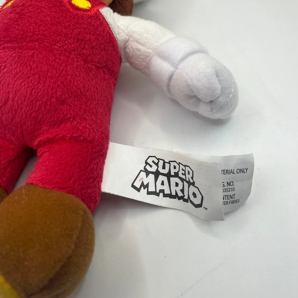 Super Mario Fire‎ Mario Plush Stuffed Toy Nintendo Fireman Character